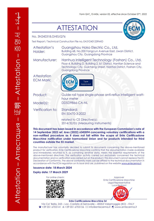 CE Certificate