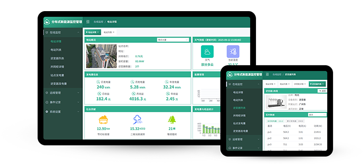 Distributed New Energy Monitoring And Management System