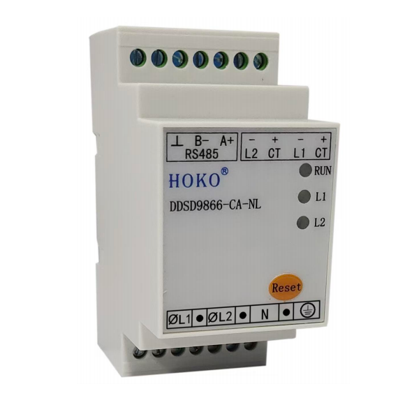 DDSD9866-CA-NL</br>Rail type single-phase anti backflow intelligent energy meter