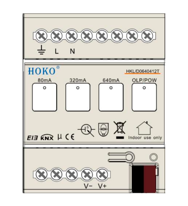 HKL/J0640412T Hi-BUS®KNX 640mA</br>power supply
