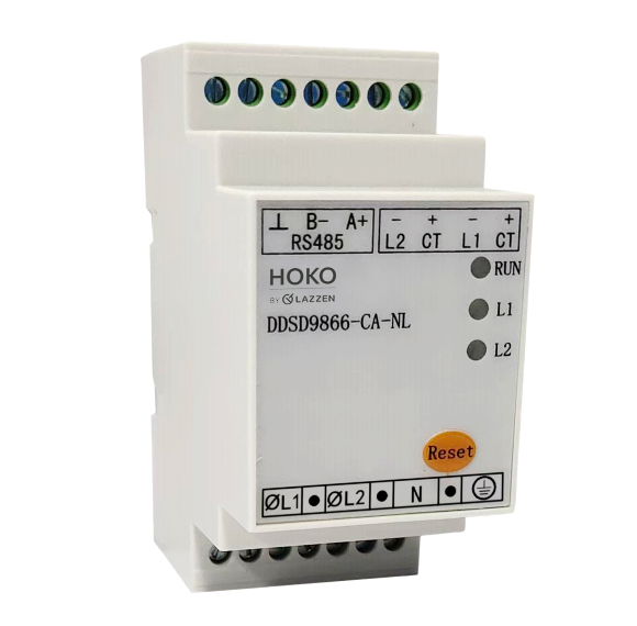 DDSD9866-CA-NL</br>Rail type single-phase anti backflow intelligent energy meter